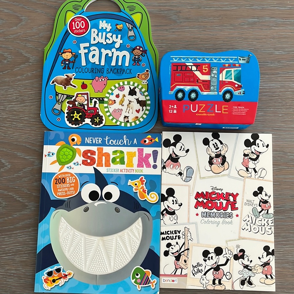 Activity books and puzzle bundle